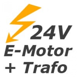 Motorantrieb 24V + Schalter-Trafo (+249,00 €)
