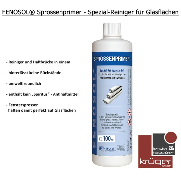 FENOSOL® Sprossenprimer 100 ml - Spezial-Reiniger für Glasflächen